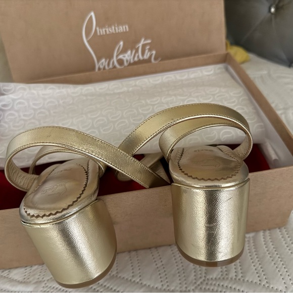 Miss Sabina metallic sandals from Christian Louboutin. Rarely worn. - Picture 3 of 5